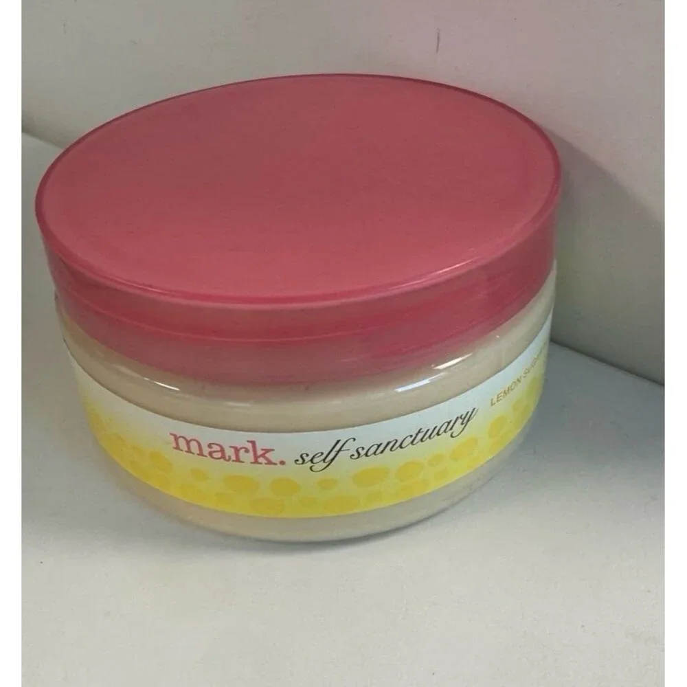 Vintage Avon mark. Self Sanctuary Lemon Sugar Body Butter 6.7oz Discontinued VHT